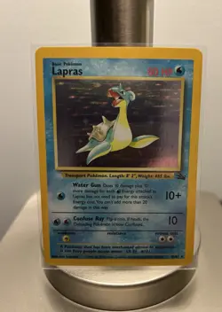 Pokemon 1999 Base Fossil 5 card lot Magmar , Moltres, Lapras Holo, Zapdos Raichu - Image 2