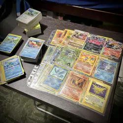 400+ Pokemon Base ex Wotc Vintage & Modern Era SV SM Binder Card Collection Bulk - Image 1