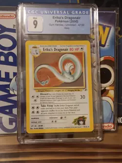 Pokemon TCG Erika's Dragonair Gym Heroes Holo Card 4/132 - Image 1