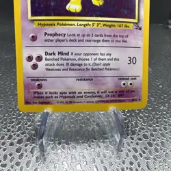 Pokemon TCG Hypno Fossil Holo Unlimited Rare Card 8/62 - Image 4