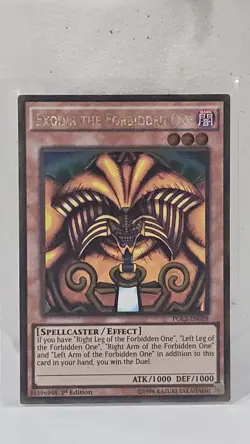 Konami Yu-Gi-Oh! Exodia the Forbidden One Complete PGL2 1st Edition 5 Holo Cards - Image 2