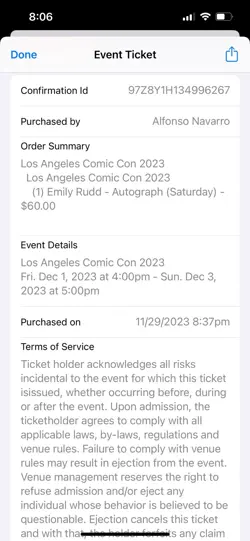 One Piece Card Game Nami OP02-036 SR Paramount War English (Emily Rudd Auto) - Image 5