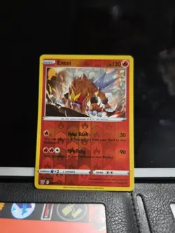Entei 020/163 Battle Styles Reverse Holo Rare Pokemon Card NM - Image 1