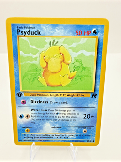 Pokemon Card Team Rocket Clean 1st Edition Psyduck 65/82 - Image 1
