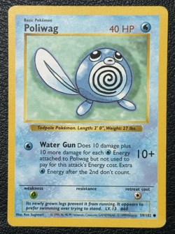 Lot of 4 Shadowless Common Cards - Vintage Pokemon TCG: Base Set - LP/MP - Image 2