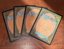 MTG: Lightning Bolt BORDERLESS #361, 4 Card Playset Double Masters 2022 Card!! - Image 3