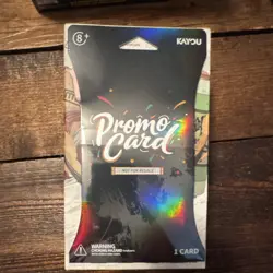 Kayou Naruto Promo Card Sealed Box Collectible Card Game 1 Card Promo - Image 1
