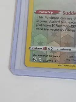 Ditto 107/159 Reverse Holo foil Pokemon Card TCG LP Rare - Image 5