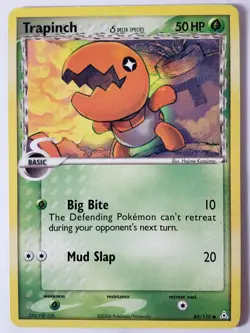 Trapinch 84/110 LP - EX Holon Phantoms Pokemon Card $2 Combined Shipping - Image 1