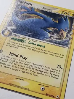 Golduck 43/110 PL - EX Holon Phantoms Pokemon Card - Midori Harada Art - Image 2