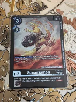Digimon Card Game Sunarizamon (Limited Foil) Common Dawn of Liberator EX11-038 - Image 1