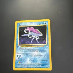 Pokemon TCG Suicune 27/64 Neo Revelation Rare 1st Edition Card English 60 HP - Image 1