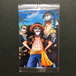 S5356 Straw Hat Crew No.11 Japanese One Piece Wafer Card Sealed Luffy Zoro YF26 - Image 1