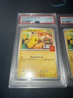 Pikachu 020 McDonald’s Promo Promotional Cards Regular Japanese PSA 10 - Image 1