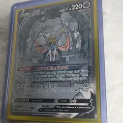 Pokemon Zacian V Ultra Rare Full Art Holo GG48/GG70 Crown Zenith 220 HP Card - Image 3