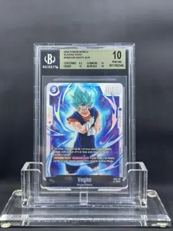 Bandai Dragon Ball Super Card Game Blazing Aura Vegito SCR Beckett 10 FB02-139 - Image 1