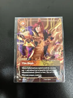 Sett - The Boss - Riftbound Metal 1/35 Regional Prize Promo - Sett Metal Card - Image 1