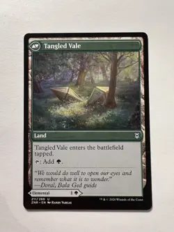 Tangled Florahedron / Tangled Vale - MTG Zendikar Rising - NM - Image 2
