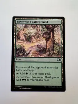 Havenwood Battleground - MTG Commander 2014 - NM - Image 1