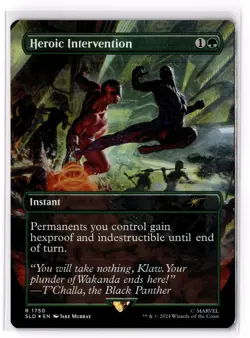 Heroic Intervention (Rainbow Foil) 1750 Secret Lair Drop Series Foil NM - Image 1