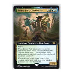 Bonny Pall, Clearcutter #349 Extended Art MTG 24 Outlaws of Thunder Junction - Image 1