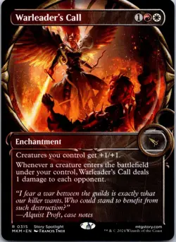 Warleader's Call (Showcase) R Murders at Karlov Manor 315 NM - Image 1