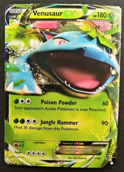 Venusaur EX 1/108 XY Evolutions Holo Pokemon Card MP - Image 1