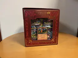 Charizard ex Super Premium Collection Figure + 3 Promo Cards Pokemon TCG Empty - Image 2