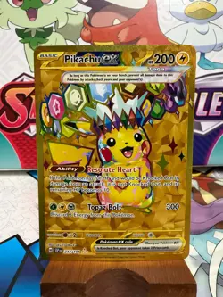 Pikachu ex 247/191 Gold - Surging Sparks - Pokemon TCG - SHIPS FAST - Image 1