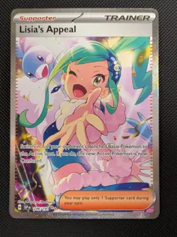 Pokemon Lisia's Appeal 246/191 Surging Sparks SIR - MINT/NM - Image 1
