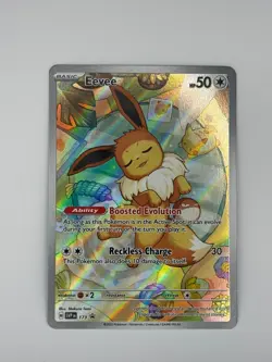 Pokemon TCG Eevee EX Prismatic Evolutions 173 Black Star Promo NM - Image 1