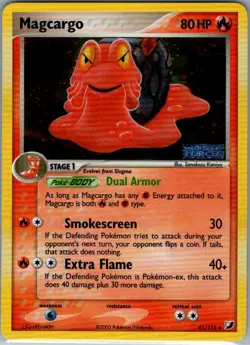 Magcargo 41/115 Reverse Holo Unseen Forces - Pokemon Card - NM - Image 1