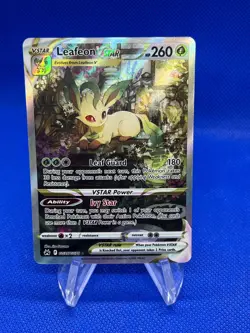 Pokemon Crown Zenith Galarian Gallery Leafeon VSTAR GG35/GG70 Ultra Rare NM - Image 1