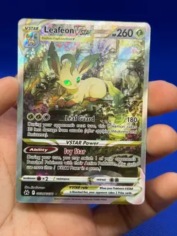 Pokemon Crown Zenith Galarian Gallery Leafeon VSTAR GG35/GG70 Ultra Rare NM - Image 2