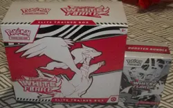 POKEMON TCG: SCARLET & VIOLET LOT (2) WHITE FLARE ELITE TRAINER BOX+BUNDLE... - Image 2