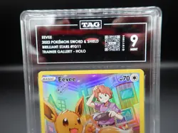 Pokemon TCG - 2022 Brilliant Stars - Eevee TG11 - TAG 9 - Image 2