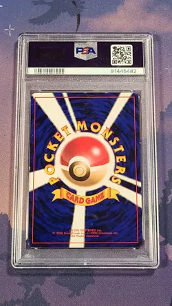 Pokemon TCG Alakazam Base Set 65 Japanese Holo Rare PSA 3 - Image 2