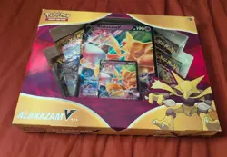 Pokemon TCG: Alakazam V Box - 1 Pack S & M/ 3 Packs S &S New Factory Sealed 820650807480 - Image 1