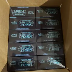 Pokemon TCG Mega Evolution Phantasmal Flames Elite Trainer Box! Brand New Sealed - Image 3