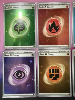 Pokemon 151 ALL Basic Energy HD Cosmos Foil - Complete Set Master Set Required - Image 2