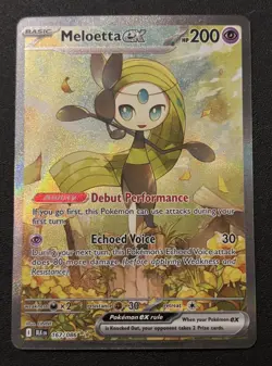 Pokemon TCG Meloetta ex Black Bolt Special Illustration Rare 167/086 NM - Image 1