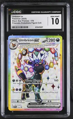 Umbreon ex CGC 10 Black Star Promo Holo 176 Black Star Promos Pokemon TCG - Image 1