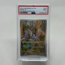 PSA 9 Mimikyu #075 2024 Pokemon Svp En Black Star Promo - Image 1
