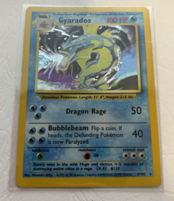 Gyarados Holo Rare 1999 6/102 Base Set Unlimited Pokemon TCG - Image 4