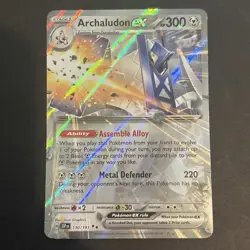 Archaludon ex 130/191 Holo Sv08: Surging Sparks Pokemon TCG NM 2024 - Image 1