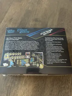 Pokemon Center Exclusive Crown Zenith ETB Elite Trainer Box Plus New Sealed - Image 2