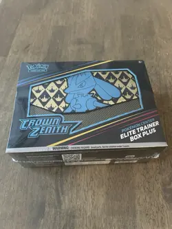 Pokemon Center Exclusive Crown Zenith ETB Elite Trainer Box Plus New Sealed - Image 3