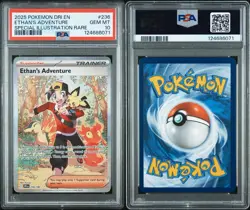 Pokemon Destined Rivals - ETHAN’S ADVENTURE - Special Illustration Rare - PSA 10 - Image 3