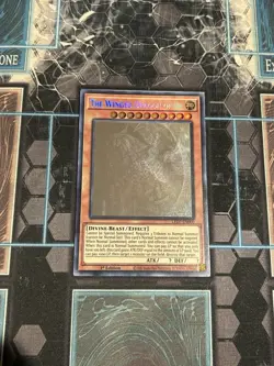 Yugioh TCG The Winged Dragon Of Ra LED7-EN000 1st Ed Ghost Rare Near Mint - Image 1