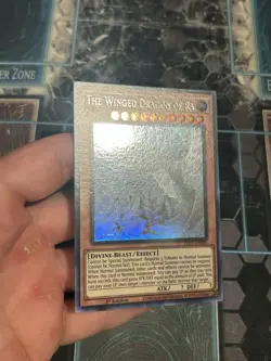 Yugioh TCG The Winged Dragon Of Ra LED7-EN000 1st Ed Ghost Rare Near Mint - Image 3